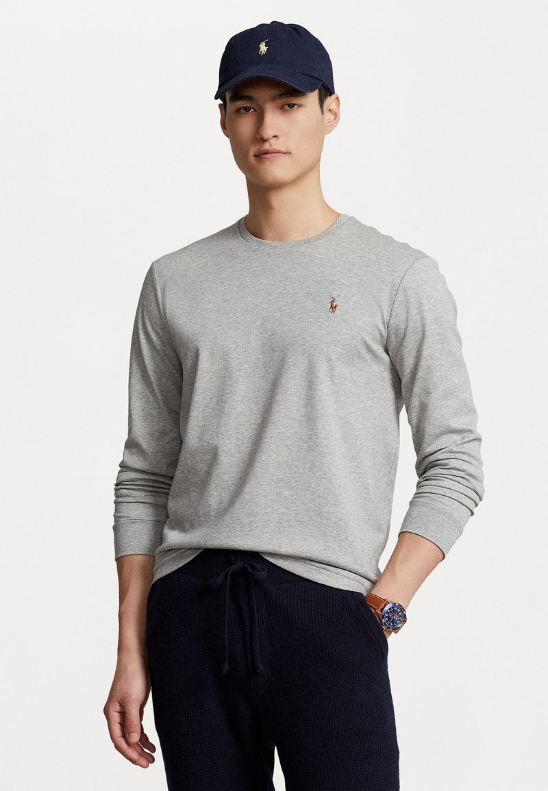 Polo Ralph Lauren LONG SLEEVE - Hosszú ujjú felső - andover heather
