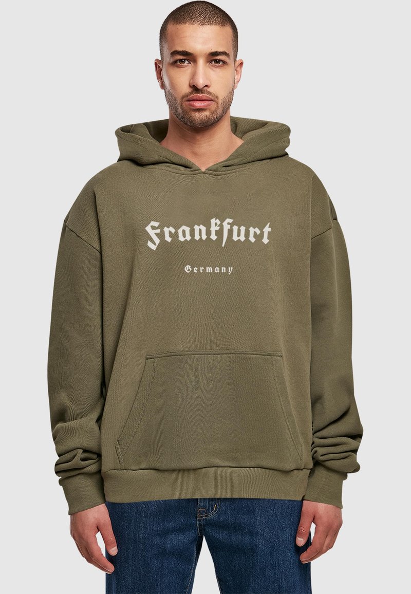 Merchcode FRANKFURT X ULTRA HEAVY  - Felpa con cappuccio - olive