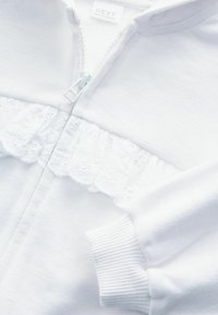 Next BRODERIE - REGULAR FIT - Sweat zippé - white