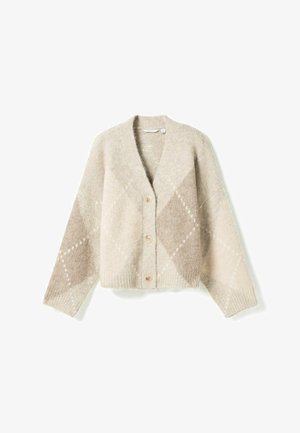 Noella, N-LAIANA KNIT CARDIGAN - Ζακέτα - beige mix