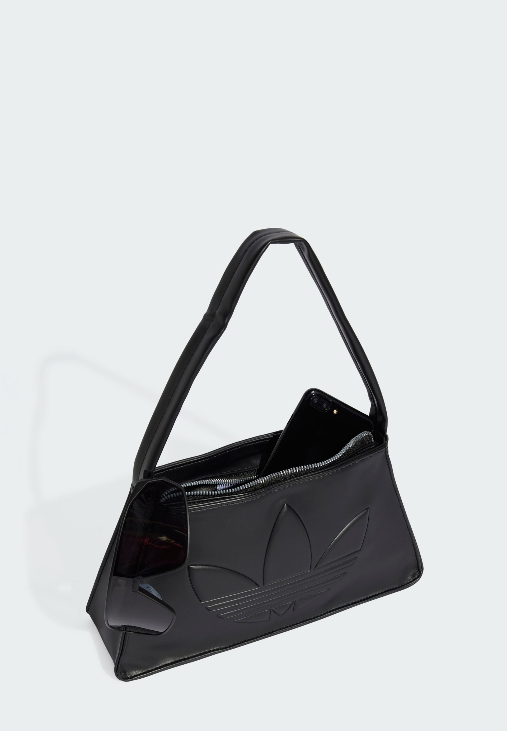 adidas Originals OUTLINE TREFOIL SHOULDER - Handbag - black