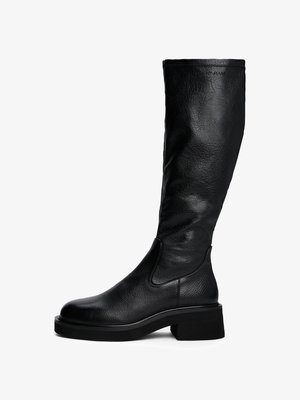 STRETCHY LONG - Stivali alti - black