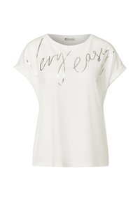 Street One MIT FOLIEN WORDING - Print T-shirt - weiß