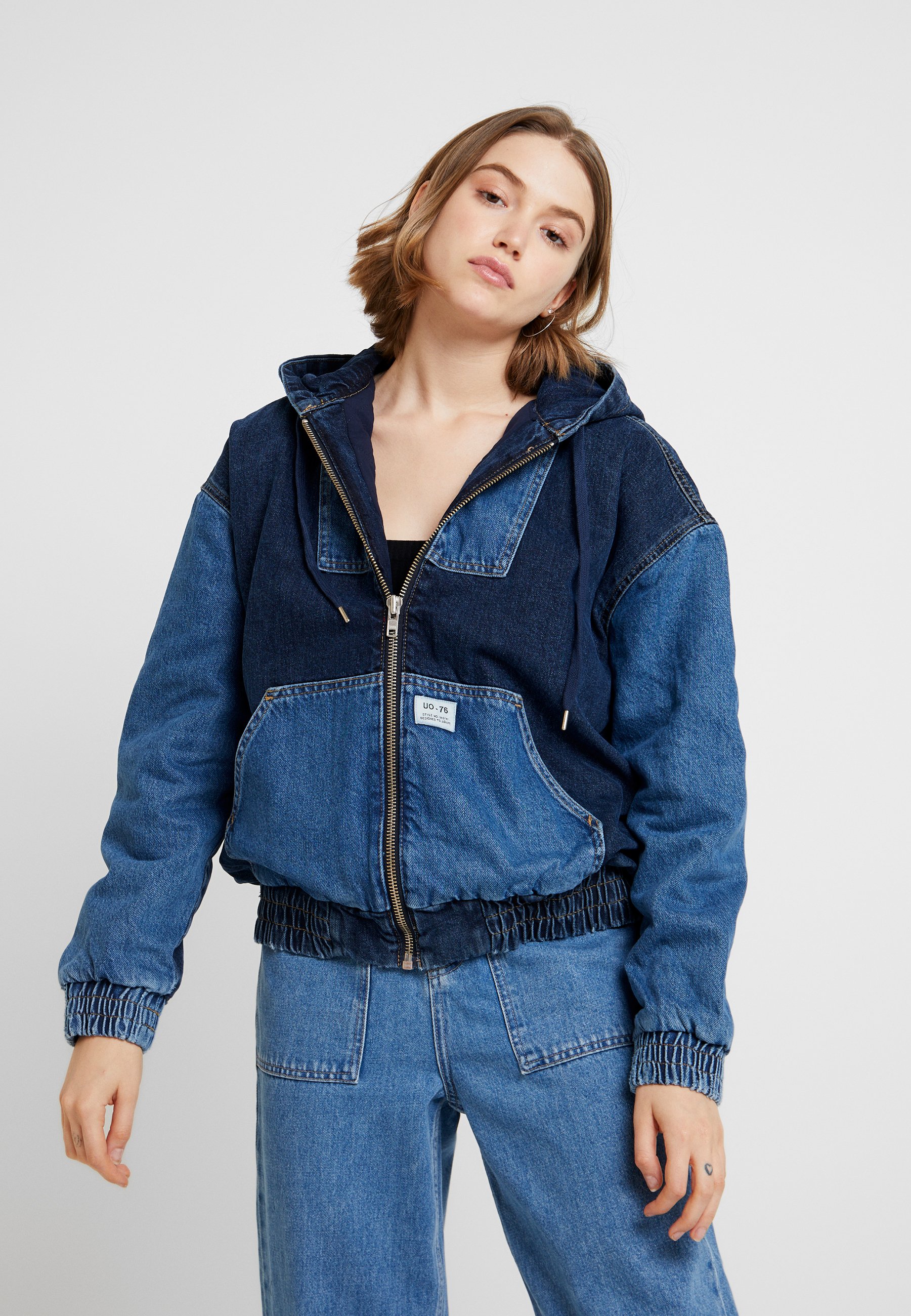 BDG Urban Outfitters PATCHWORK JACKET Spijkerjas denim BDG Urban Outfitters PATCHWORK JACKET Spijkerjas denim