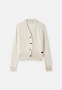 WOMENS CARDI BUTTON THRU - Strickjacke - white