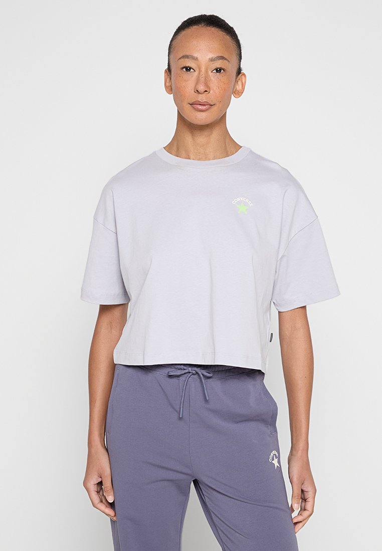 Converse T-shirt basic lichtblauw Converse T-shirt basic lichtblauw