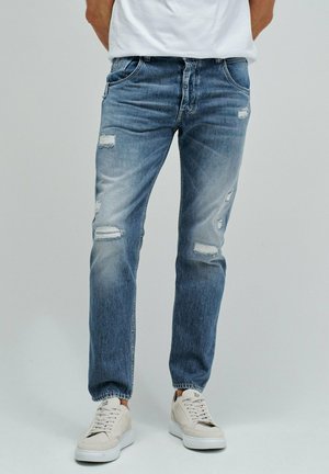 Vaqueros rectos - blau