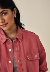 Next LOOSE FIT DENIM - Cămașă - rose pink