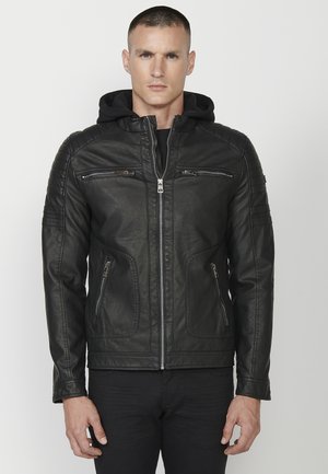 Koroshi Kunstlederjacke - black