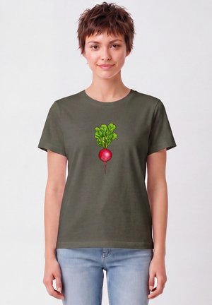 watapparel, RADIESCHEN - T-Shirt print - khaki