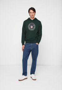 GANT GRAPHIC HOODIE - Camisola - green