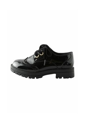 Next, REGULAR FIT - BROGUE CHUNKY LACE UP SCHOOL SHOES - Schnürer - black