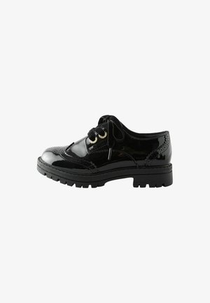 Next, REGULAR FIT - BROGUE CHUNKY LACE UP SCHOOL SHOES - Schnürer - black