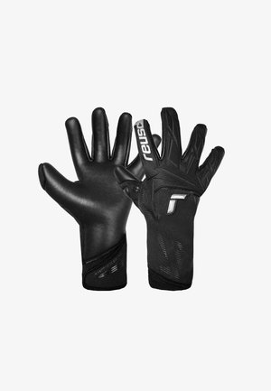 Reusch, TORWARTHANDSCHUHE ATTRAKT DUO STRAPLESS UNISEX - Torwarthandschuh - black silver-coloured black