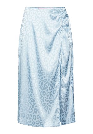 SOMETHINGNEW, SNMIA GATHERINGS SKIRT BAR - Falda acampanada - blue topaz