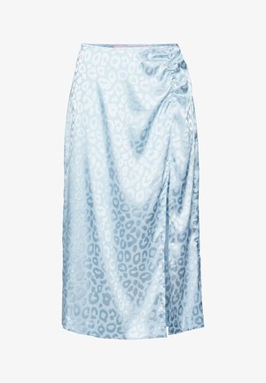 SOMETHINGNEW, SNMIA GATHERINGS SKIRT BAR - Falda acampanada - blue topaz