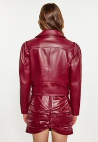 faina JACKE - Jachetă piele - burgund