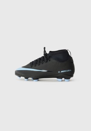 10 CLUB FG/MG - Voetbalschoenen met kunststof noppen - black/ice blue