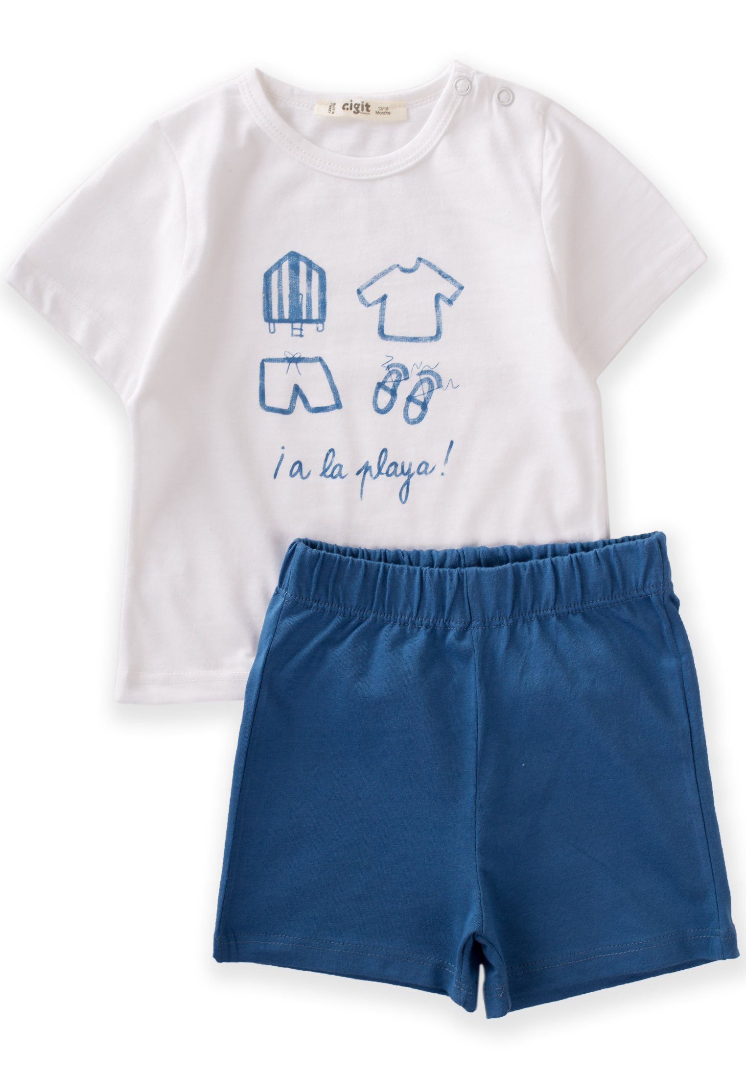blue off white nike set