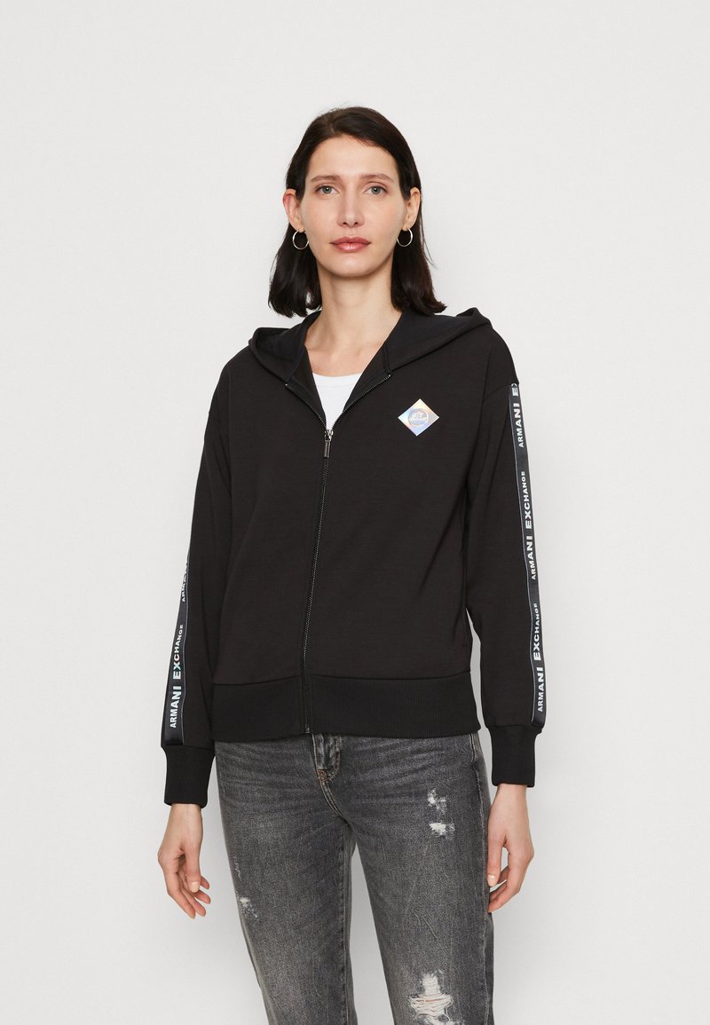 Armani Exchange Zipup sweatshirt black Zalando.ie