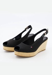 Tommy Hilfiger Sandali con plateau - black