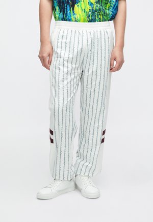 MATCH POINT PANTS - Dresside alumine osa - white/burgundy