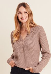 Breal Strickpullover - taupe