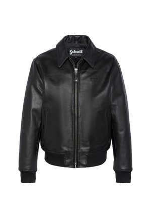 Schott Lederjacke - noir