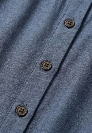 MSCH Copenhagen, MSCH COPENHAGEN DAMES MINI JURKEN MSCHVIANA GINIA SS SHIRT DRESS. - Blusenkleid - v indigo mel