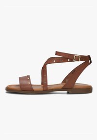 Red-Rag Riemensandalette - cognac