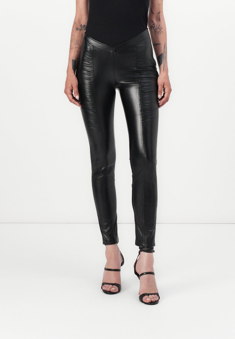 Pinko PANELLE PANTALONE - Hlače - nero limousine