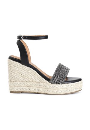 Platform sandals - black