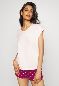 LASCANA SHORTY LOVELY VIVANCE DREAMS BY LASCANA - Conjunto de pijama - wine