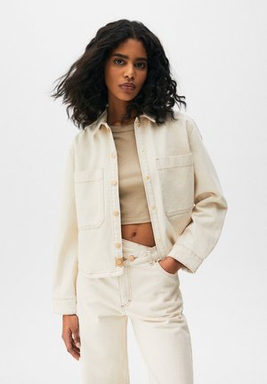 Denim jacket - camel