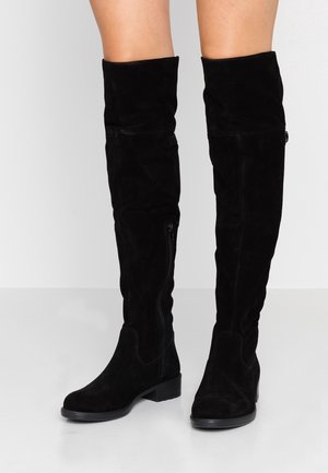 Over-the-knee boots - black