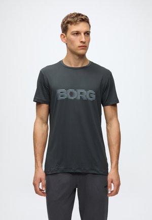 Björn Borg, BORG GRAPHIC T-SHIRT - Спортна тениска - asphalt
