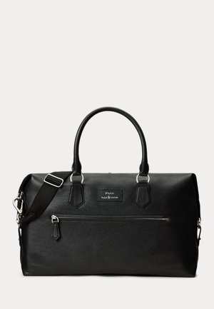 Polo Ralph Lauren, PEBBLED LEATHER DUFFEL UNISEX - Víkendová taška - black