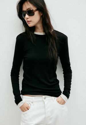 Mango, ADULT - T-shirt à manches longues - black