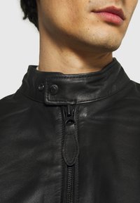 Schott BIKER - Δερμάτινο μπουφάν - black