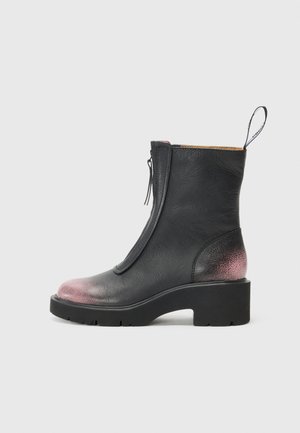 MILAH - Platform ankle boots - black/mauve