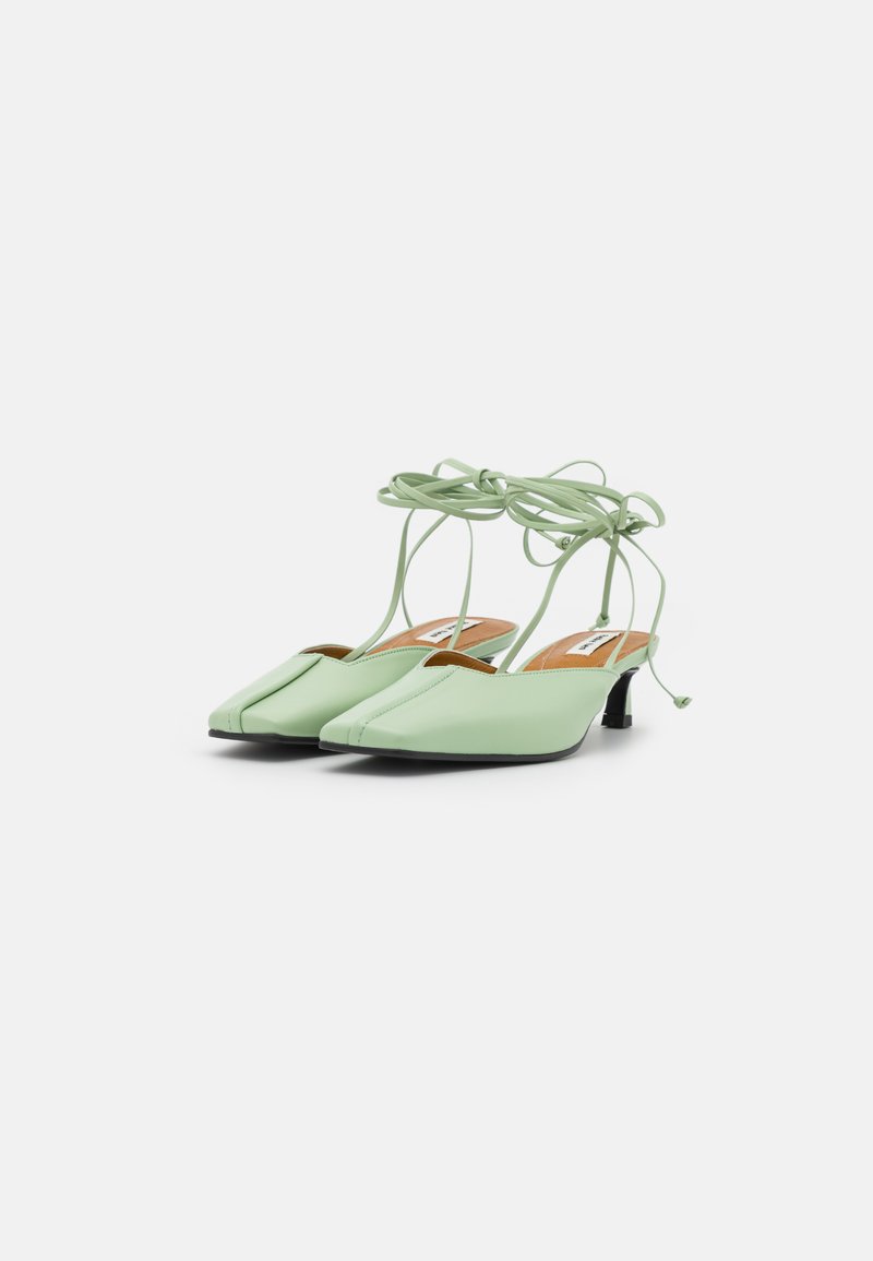 Damen Bekleidung | Reike Nen PIPING STRAP KITTEN HEEL Pantolette hoch mint/grün - LX39873 Damen Bekleidung | Reike Nen PIPING STRAP KITTEN HEEL Pantolette hoch mint/grün - LX39873