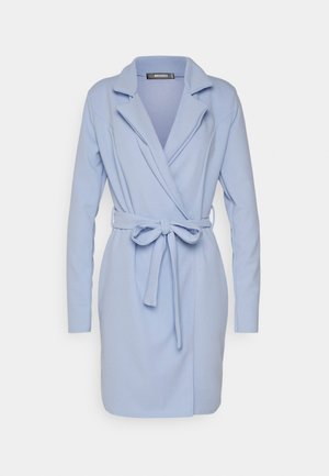 BASIC BELTED BLAZER DRESS - Vestido ligero - slate blue