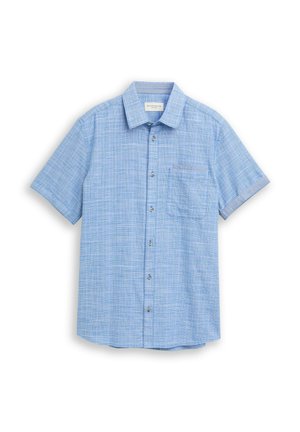 TOM TAILOR, REGULAR FIT HEMD MIT KAROMUSTER - Shirt - surf blue check