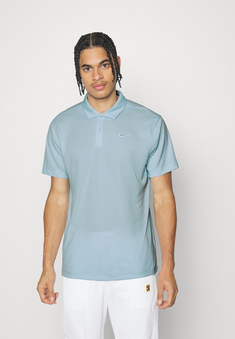 Nike Performance SOLID - Polo - glacier blue/white