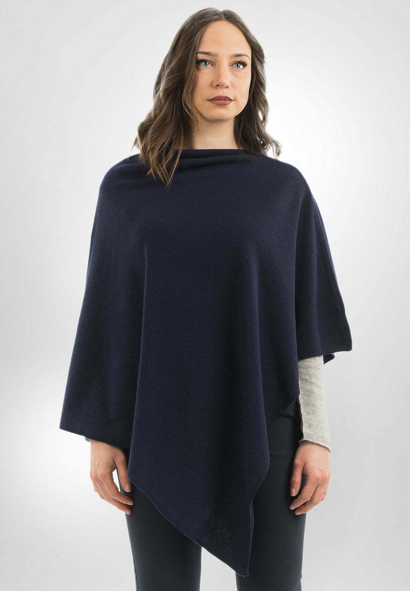 Dalle Piane Cashmere BLEND - Pončo - blu