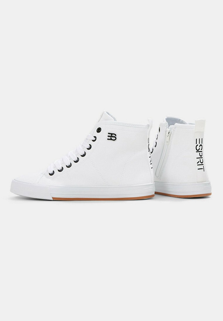 Esprit CANVAS - Sneakers hoog - white/wit - Zalando.nl