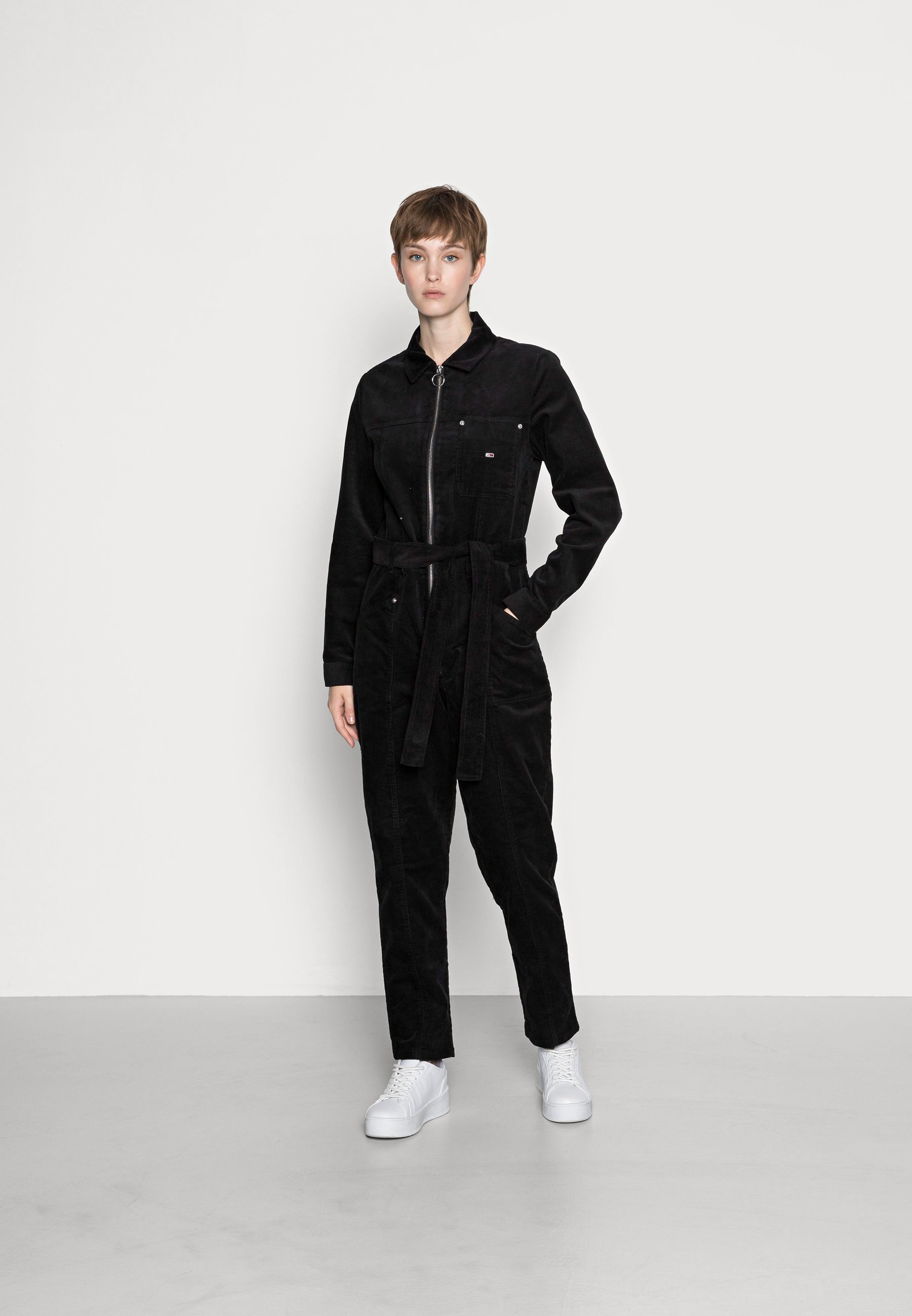 Tommy Jeans ZIP BOILERSUIT - Jumpsuit - black/zwart - Zalando.nl