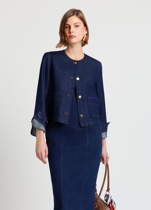 UNITA - Veste en jean - blu denim scuro