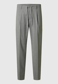 SLH190-REG TAPERED LEROY PLEAT PANT  - Bukser - medium grey melange