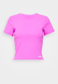 Stronger CROP TEE - T-shirts - magenta
